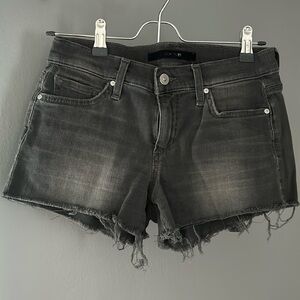 Joe’s mini shorts in gray